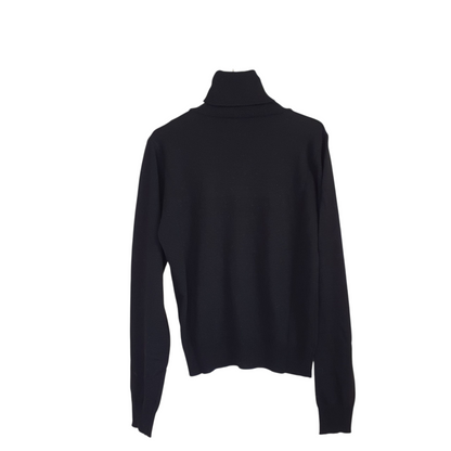 Maglia-dolcevita con intarsio