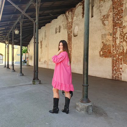 Abito-camicia manica lunga odi et amo