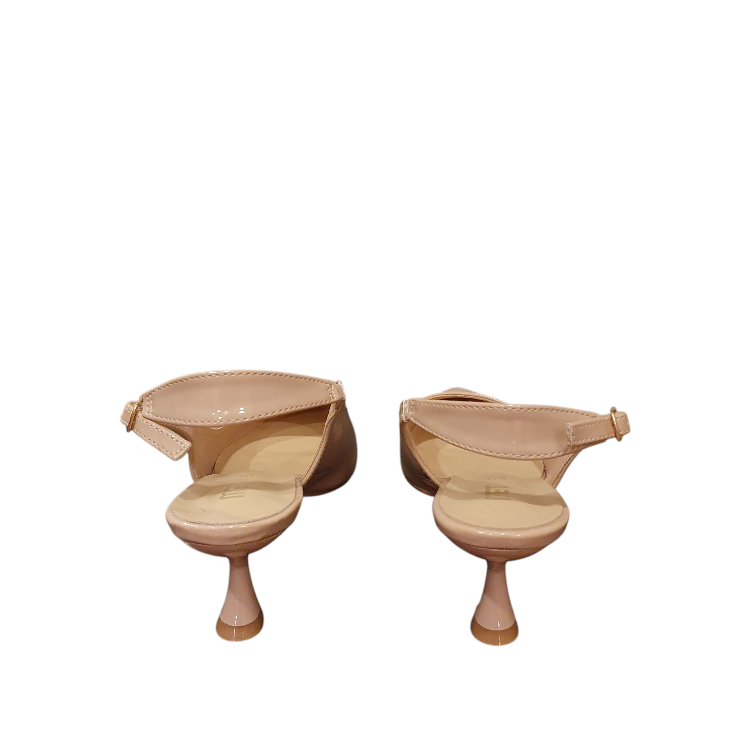 Slingback nude met