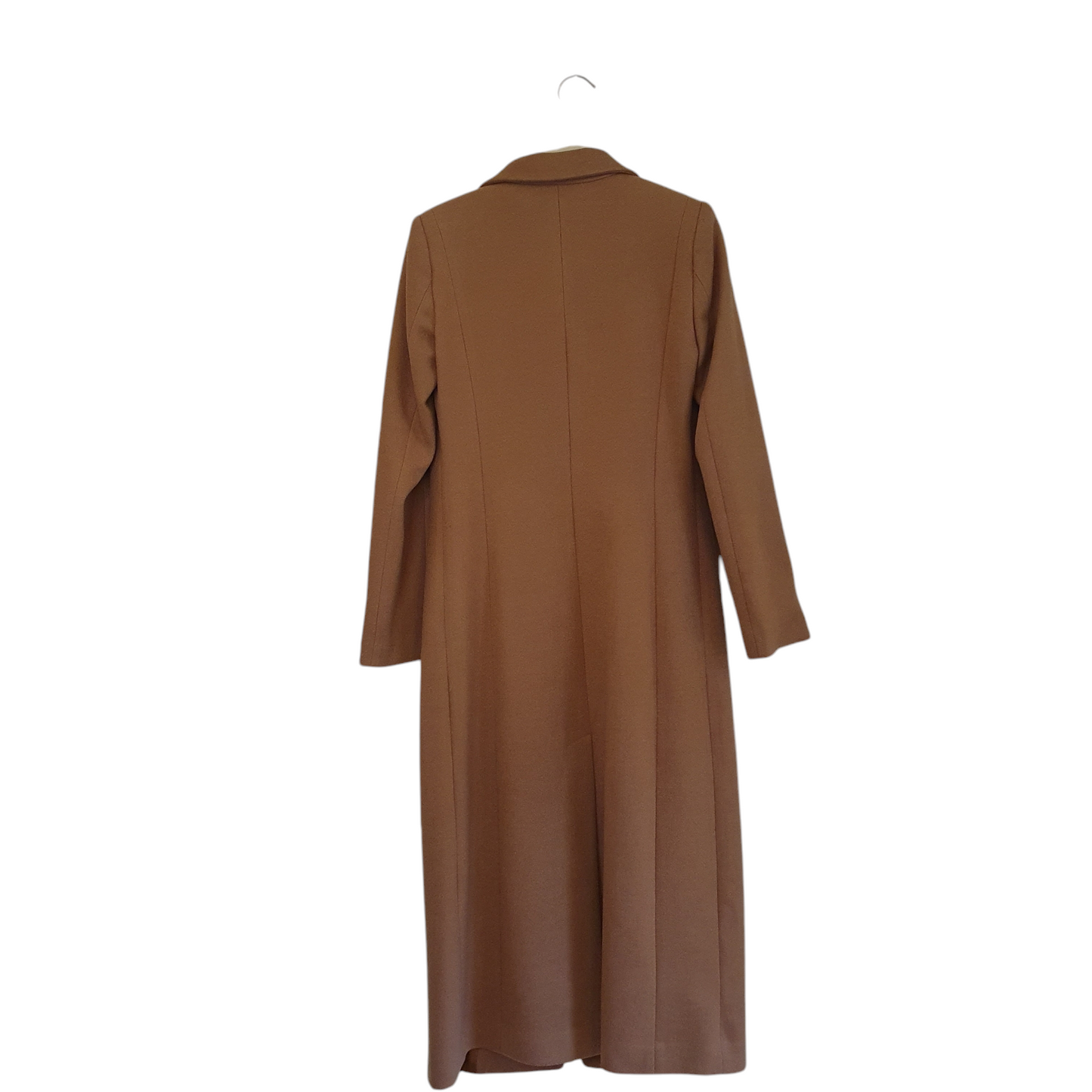 Cappotto con etichetta camel