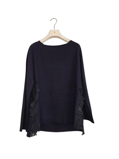 Maglia con spacchi laterali in pizzo nosecrets