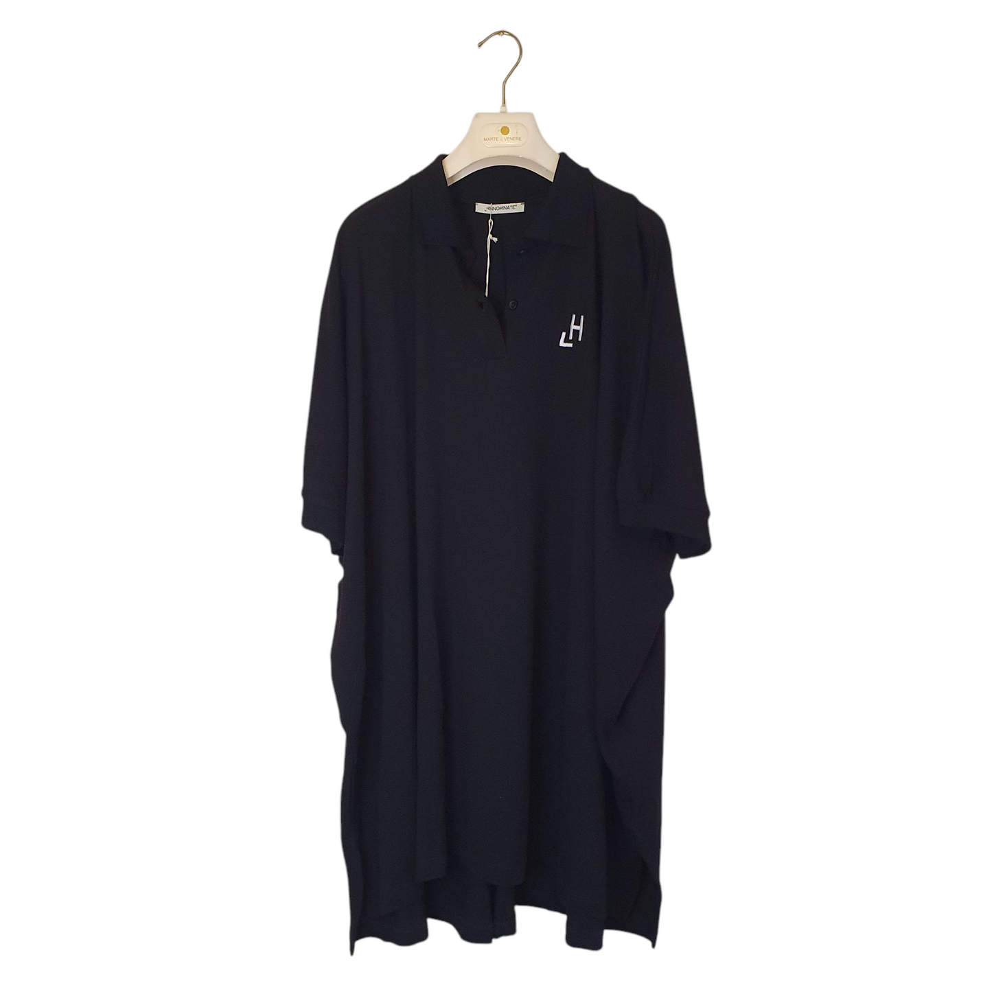 Polo oversize nera