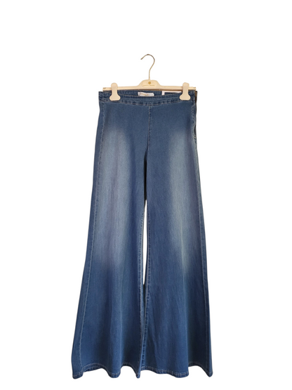 Jeans a palazzo met