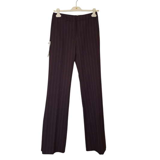 Pantaloni gessati moro