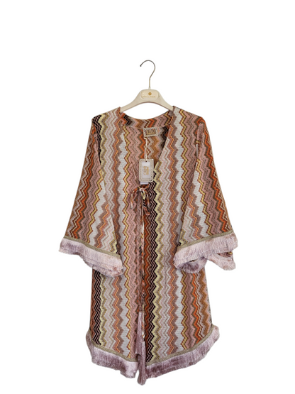 Abito-kimono multicolor Firenze