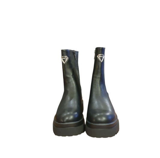 Combat boot met