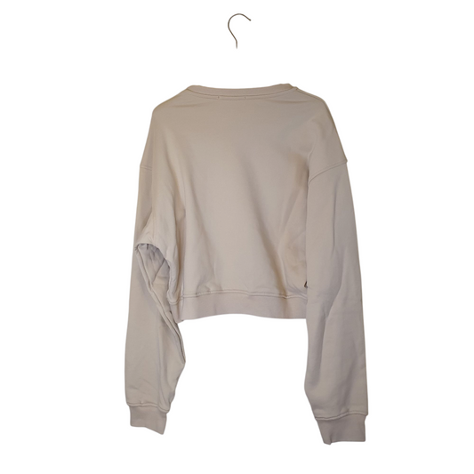 Felpa crop beige hinnominate