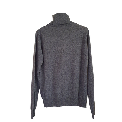 Maglia-dolcevita con intarsio