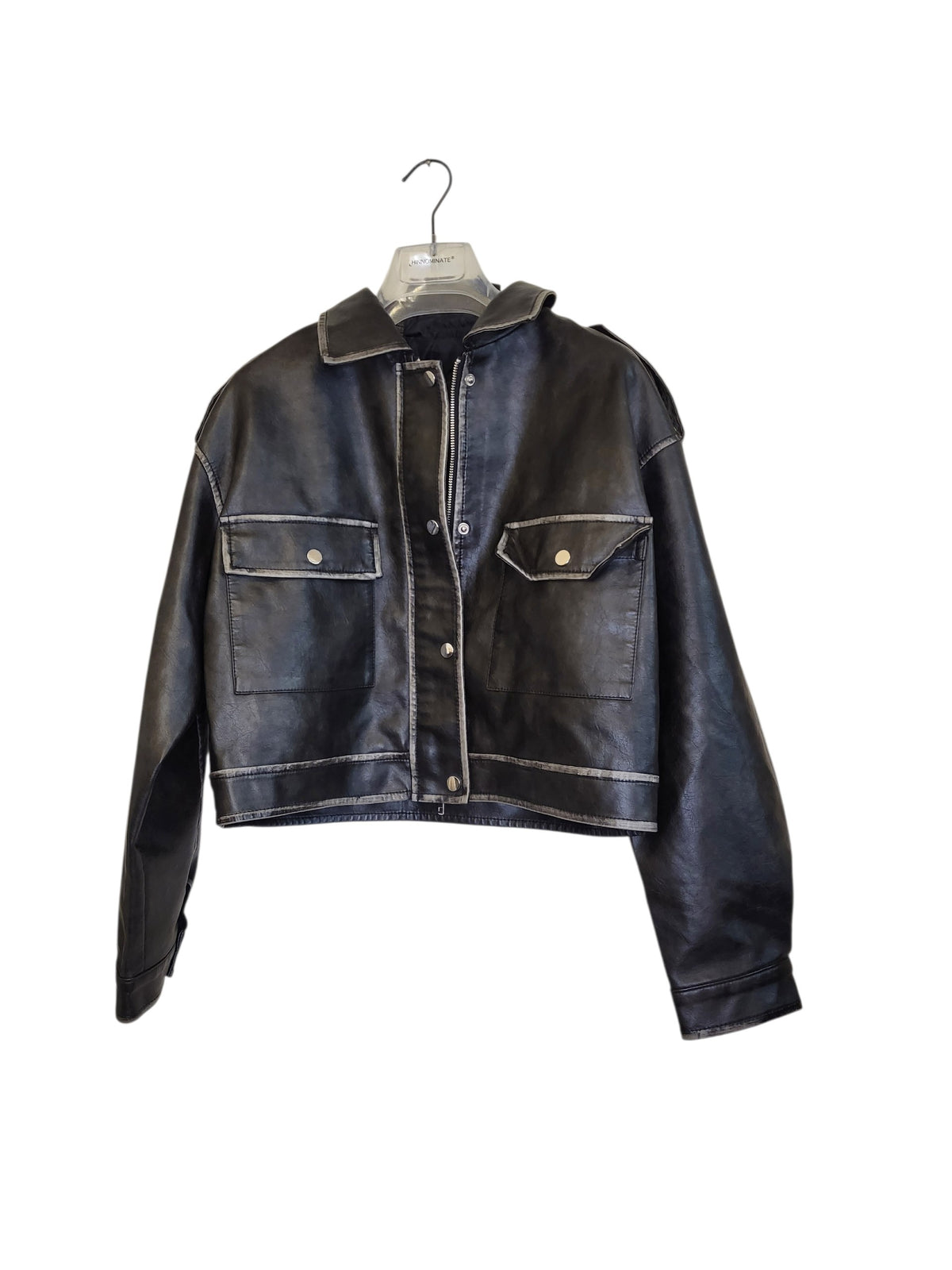 Chiodo ecopelle vintage Stefano Ghilardi