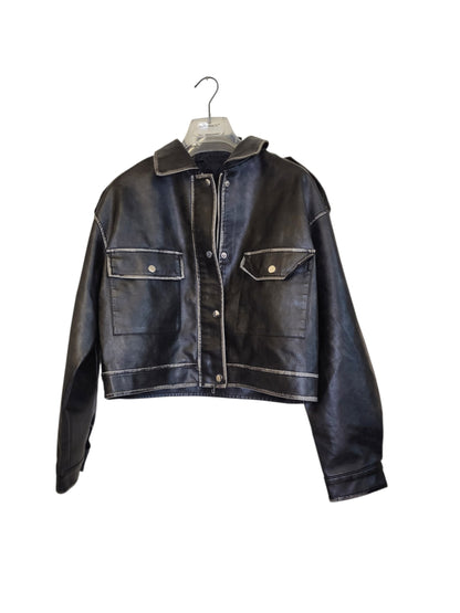 Chiodo ecopelle vintage Stefano Ghilardi