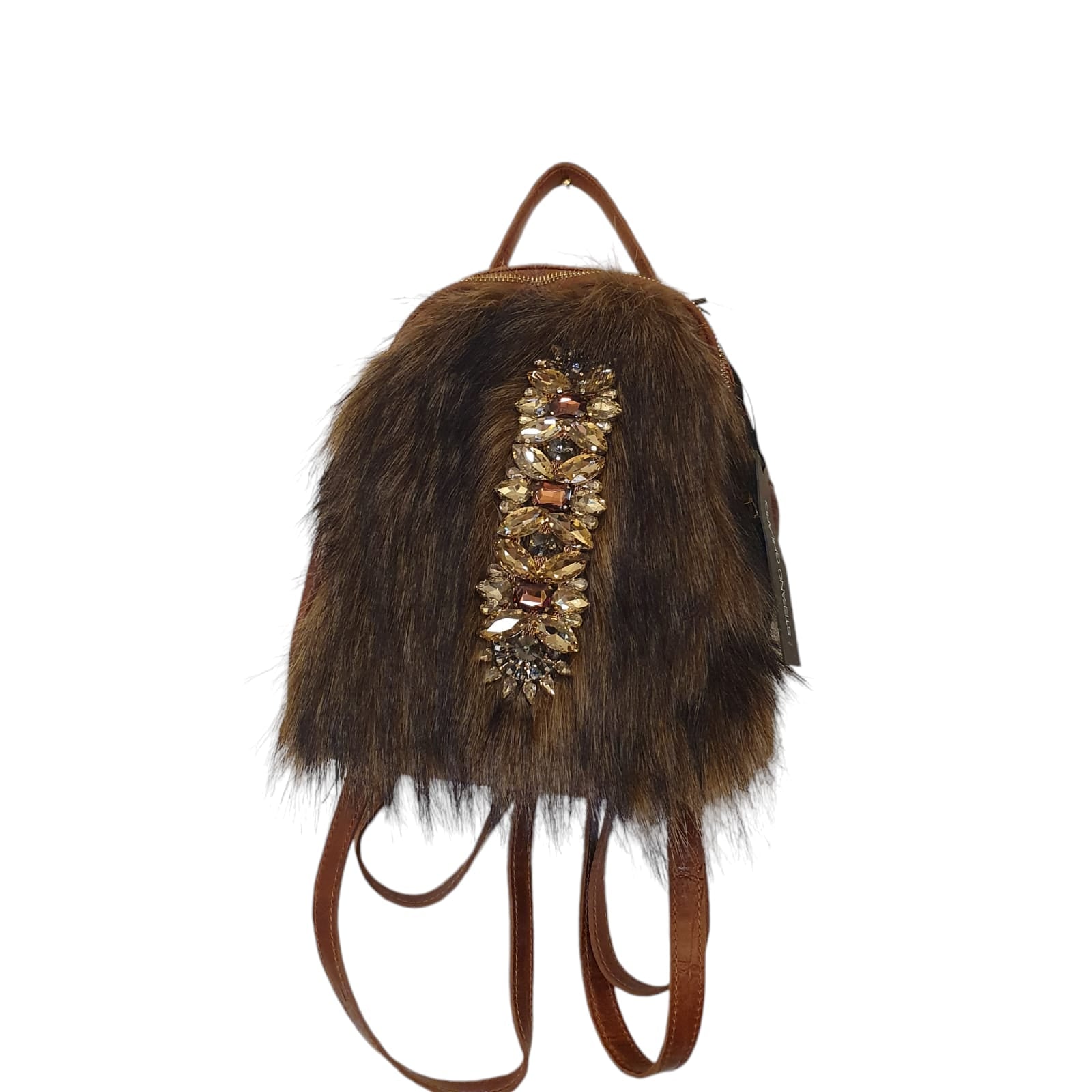 Zainetto marrone da donna un accessorio trendy e confortevole disponibile nel negozio di Fossano.